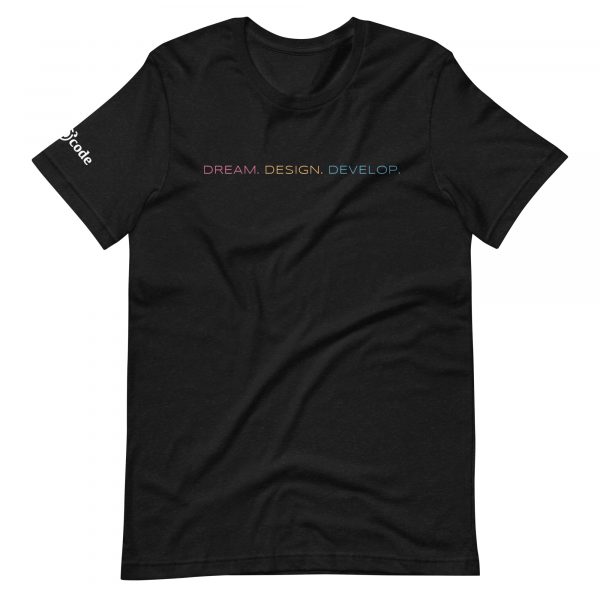 unisex staple t shirt black heather front 6333290e24108