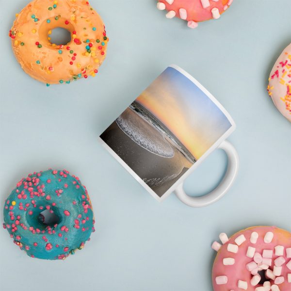 white glossy mug 11oz donuts 63b62540012f3